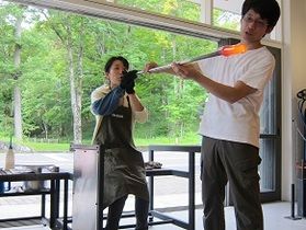 吹きガラス体験してみませんか！