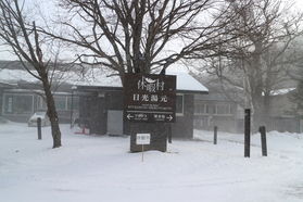 真っ白な雪の世界