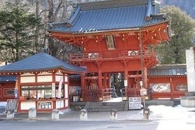冬の中禅寺(立木観音)