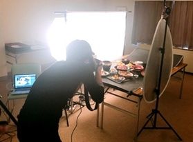 料理の写真撮影を行いました！