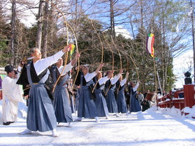 中禅寺湖 二荒山神社の武射祭