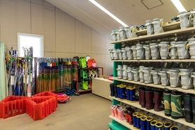 スキーレンタル準備中です
