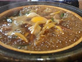 冬でもあったか味噌煮込みうどん