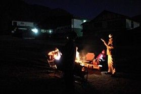 焚き火でスターナイト　体験記