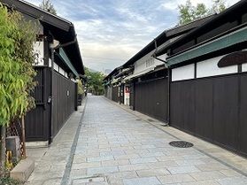 城下町ならではの街並み