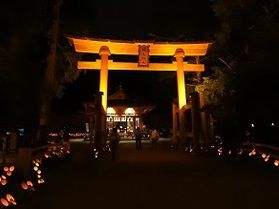 今年は行います「安曇野　神竹灯」