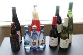 お食事会場で、地酒を楽しめます!