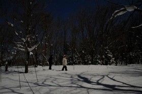 雪あかりハイキング