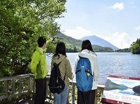 休暇村日光湯元の周りの自然での涼み