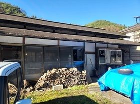 山の中の古民家カフェ