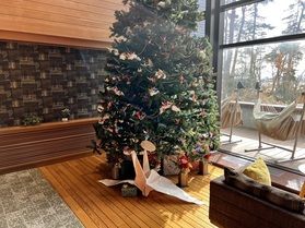 皆さんで千羽ツリーを完成させましょう!!