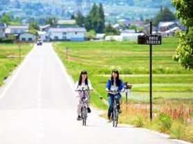 ホテルに安曇野シェアサイクルステーションが設置されました
