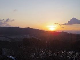 紀州加太の朝日はここから見ることができます!
