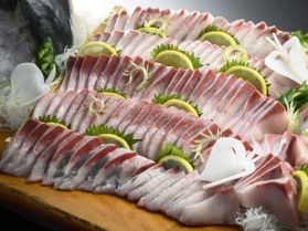 【冬季限定メニュー】脂が乗った寒ブリお造り