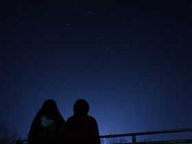 屋上で星空観察☆