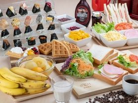 人気の優雅な朝食