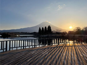 田貫湖からの富士山!!