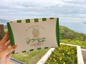 売店新商品！グリーンソフトがクッキーになったよ！🍦
