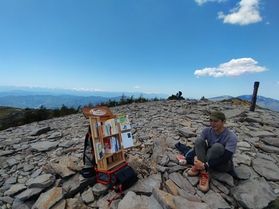 移動式山頂書店「杣books」さんに会えた件