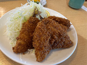 沼津で美味しい鯵フライいただきました