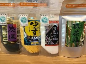 4つの種類のお塩♪