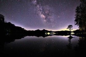 裏磐梯 ~ 地球と宇宙の絶景コラボ (プラス一首)