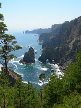 三陸の海岸線を一望！