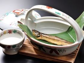 岩魚の骨酒いかがでしょうか？