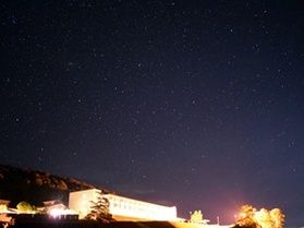 網張温泉・夏の天の川