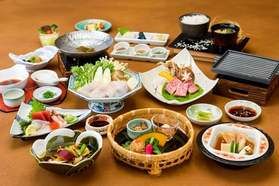 秋の一押しプラン♪<br>「とらふぐと山形牛の旬彩料理」