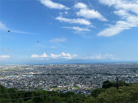 駿河湾が見える公園
