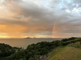 虹が出てました🌈
