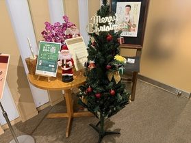 レストランもクリスマス仕様になりました!!
