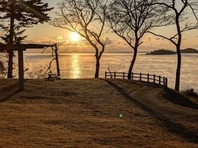 幻想的な冬の風物詩「気嵐」