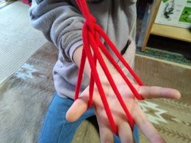 ”あやとり”でほっこり