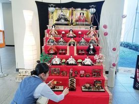 休暇村蒜山高原で「雛飾り」体験♪