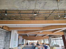 「テラス&ダイニング岩手山」改修工事の様子6