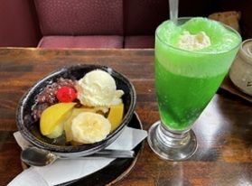 懐かしのクリームソーダ