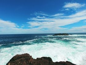 涼を求めて「唐桑半島　御﨑」