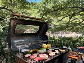 今治市鈍川でBBQしました!