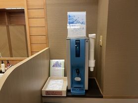 お風呂上りに安曇野の美味しいお水を飲んでみませんか！！