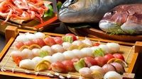 日本海の海鮮ビュッフェ