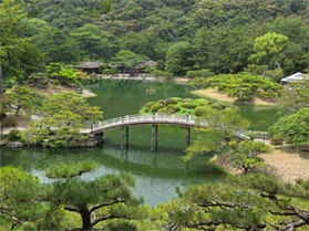 栗林公園に行ってきました!