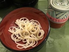 朝食ビュッフェの おすすめ稲庭わんこうどん