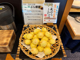 名物を食して お盆