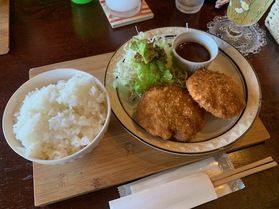 近江牛メンチカツを食す!!