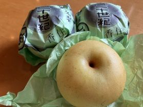 秋の味覚　「二十世紀梨」