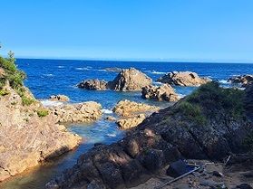 休暇村の遊歩道「外の取海岸」へお散歩♪