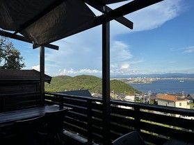 紀淡海峡が一望できる!ほっこりカフェ☕