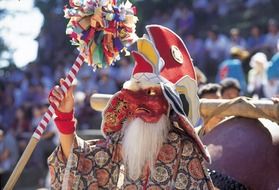 七尾市中島町古くから伝わる奇祭お熊甲祭りが開催されます!!